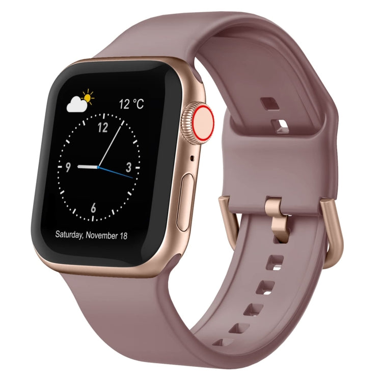 Pin Buckle Silicone Watch Band, For Apple Watch 38mm