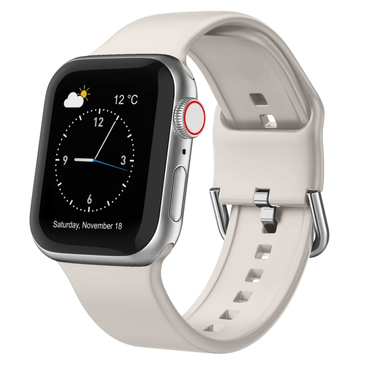 Dây đồng hồ silicone khóa chốt, dành cho Apple Watch Series 9 41mm