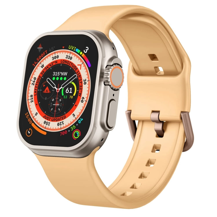 Dây đồng hồ silicone khóa chốt, dành cho Apple Watch SE 2023 44mm