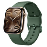 Dây đồng hồ silicone khóa chốt, dành cho Apple Watch Series 10 46mm
