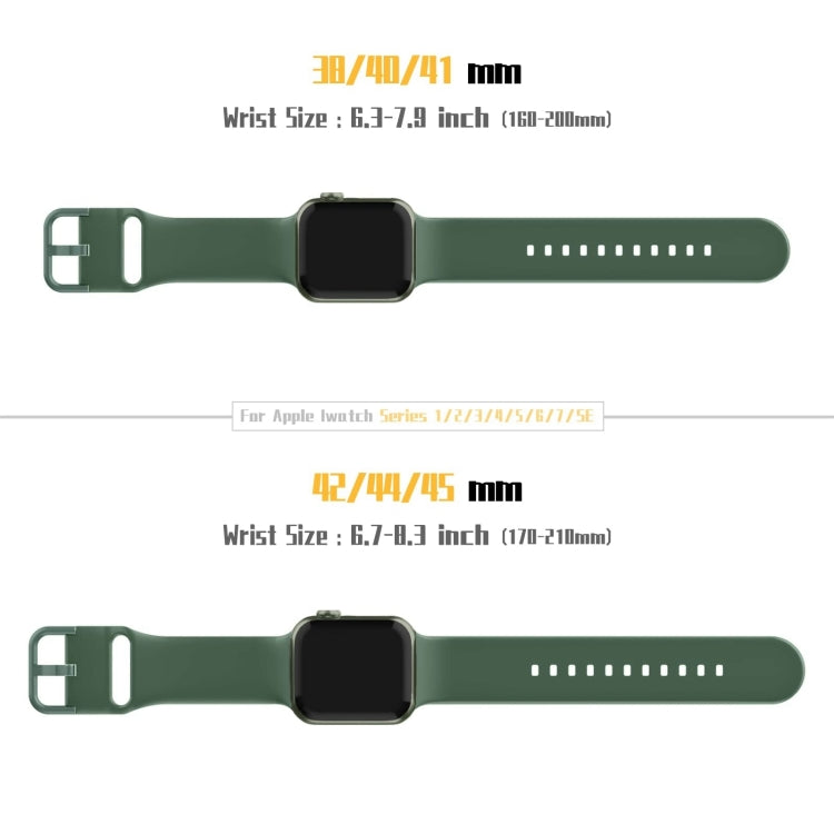 Dây đồng hồ silicone khóa chốt, dành cho Apple Watch Series 10 46mm