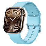 Dây đồng hồ silicone khóa chốt, dành cho Apple Watch Series 10 46mm