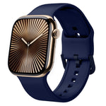 Dây đồng hồ silicone khóa chốt, dành cho Apple Watch Series 10 46mm