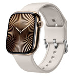 Dây đồng hồ silicone khóa chốt, dành cho Apple Watch Series 10 46mm