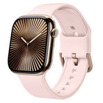 Dây đồng hồ silicone khóa chốt, dành cho Apple Watch Series 10 42mm