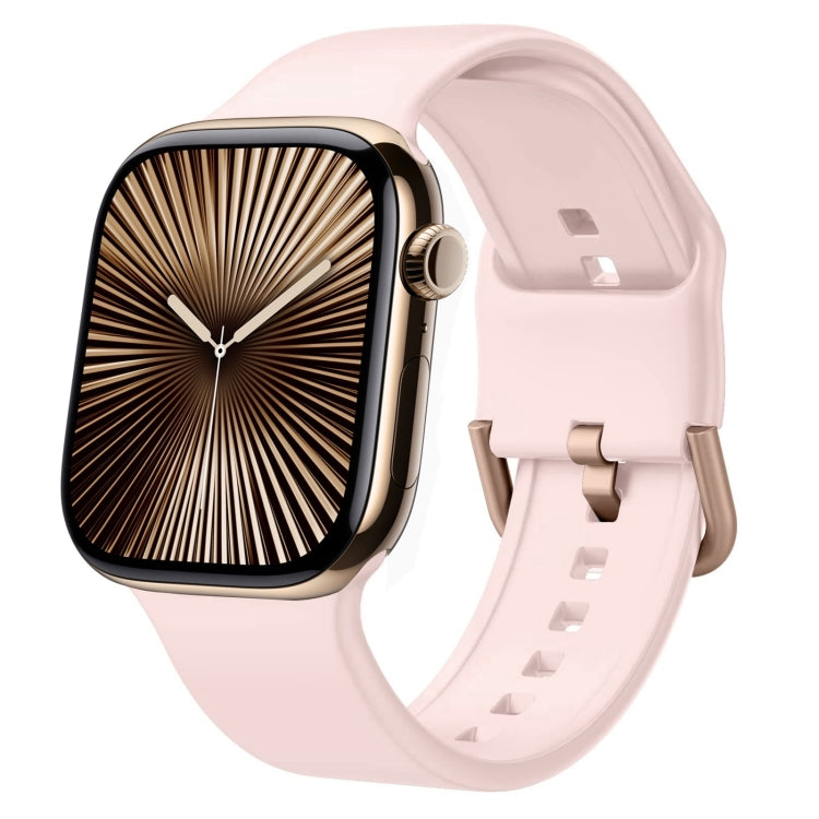 Dây đồng hồ silicone khóa chốt, dành cho Apple Watch Series 10 42mm