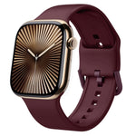 Dây đồng hồ silicone khóa chốt, dành cho Apple Watch Series 10 42mm