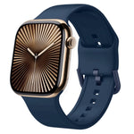 Dây đồng hồ silicone khóa chốt, dành cho Apple Watch Series 10 42mm