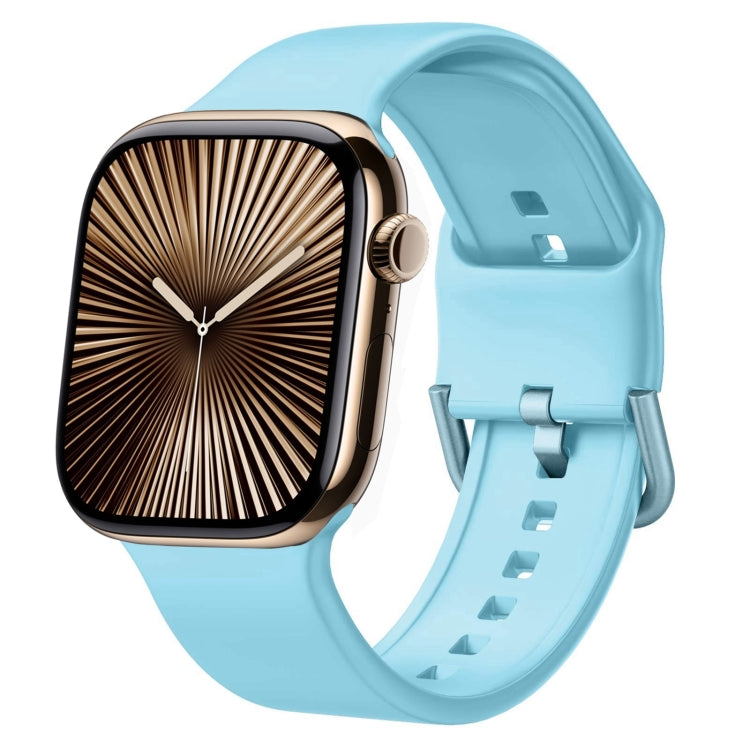 Dây đồng hồ silicone khóa chốt, dành cho Apple Watch Series 10 42mm