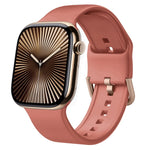 Dây đồng hồ silicone khóa chốt, dành cho Apple Watch Series 10 42mm