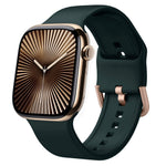 Dây đồng hồ silicone khóa chốt, dành cho Apple Watch Series 10 42mm