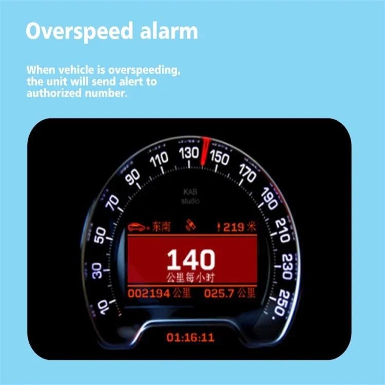 C26 Thiết bị định vị GPS theo dõi vệ tinh báo động chống trộm xe có thể cắt nguồn dầu và điện, 9-36V