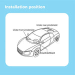 C26 Thiết bị định vị GPS theo dõi vệ tinh báo động chống trộm xe có thể cắt nguồn dầu và điện, 9-36V