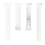 Dây đồng hồ silicone mảnh khóa bạc từ tính, Dành cho Samsung Galaxy Watch 6 / 6 Classic
