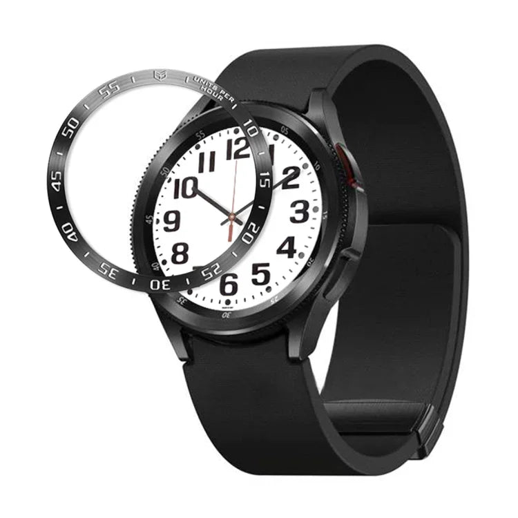 Khung bảo vệ vòng thép kiểu A Style cho đồng hồ thông minh, Dành cho Samsung Galaxy Watch6 Classic 47mm, Dành cho Samsung Galaxy Watch6 Classic 43mm