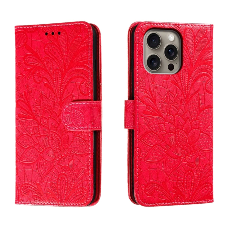 Ốp lưng điện thoại da lật dập nổi hoa ren, Dành cho iPhone 17e / 16e, Dành cho iPhone 17 Pro Max, Dành cho iPhone 17 Pro, Dành cho iPhone 17, Dành cho iPhone Air, Dành cho iPhone 16 Pro Max, Dành cho iPhone 16 Pro, Dành cho iPhone 16 Plus