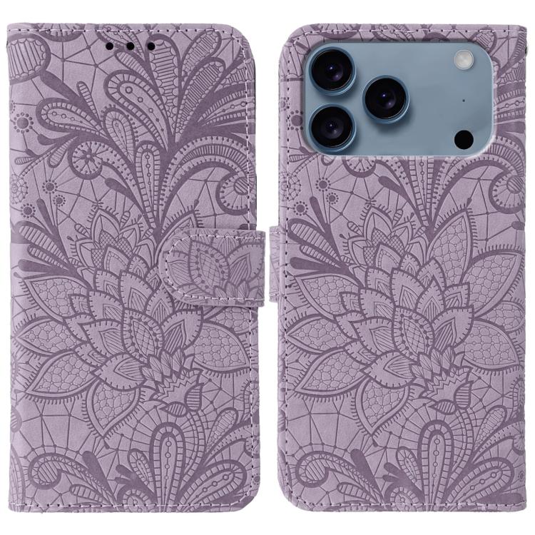 Ốp lưng điện thoại da lật dập nổi hoa ren, Dành cho iPhone 17e / 16e, Dành cho iPhone 17 Pro Max, Dành cho iPhone 17 Pro, Dành cho iPhone 17, Dành cho iPhone Air, Dành cho iPhone 16 Pro Max, Dành cho iPhone 16 Pro, Dành cho iPhone 16 Plus