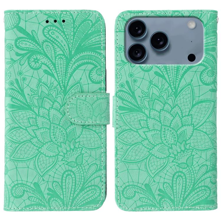 Ốp lưng điện thoại da lật dập nổi hoa ren, Dành cho iPhone 17e / 16e, Dành cho iPhone 17 Pro Max, Dành cho iPhone 17 Pro, Dành cho iPhone 17, Dành cho iPhone Air, Dành cho iPhone 16 Pro Max, Dành cho iPhone 16 Pro, Dành cho iPhone 16 Plus