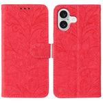 Ốp lưng điện thoại da lật dập nổi hoa ren, Dành cho iPhone 17e / 16e, Dành cho iPhone 17 Pro Max, Dành cho iPhone 17 Pro, Dành cho iPhone 17, Dành cho iPhone Air, Dành cho iPhone 16 Pro Max, Dành cho iPhone 16 Pro, Dành cho iPhone 16 Plus