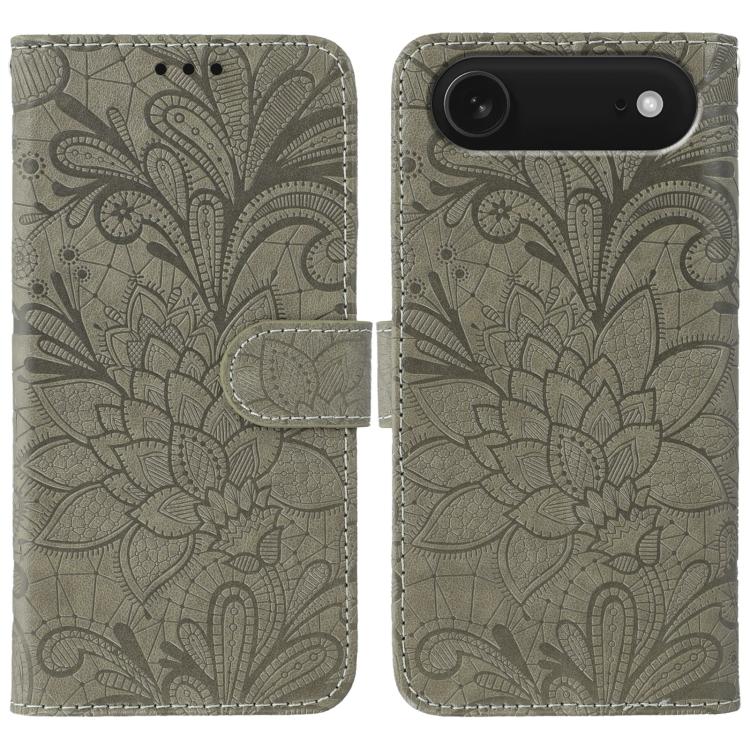 Ốp lưng điện thoại da lật dập nổi hoa ren, Dành cho iPhone 17e / 16e, Dành cho iPhone 17 Pro Max, Dành cho iPhone 17 Pro, Dành cho iPhone 17, Dành cho iPhone Air, Dành cho iPhone 16 Pro Max, Dành cho iPhone 16 Pro, Dành cho iPhone 16 Plus