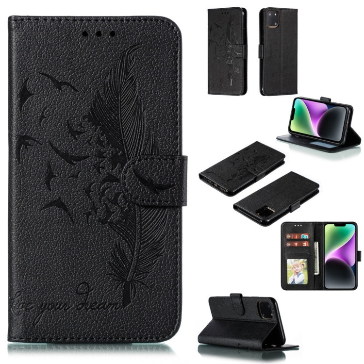 Ốp lưng điện thoại da họa tiết vân quả vải litchi hình lông vũ, Dành cho iPhone 17 Pro Max, Dành cho iPhone 17 Pro, Dành cho iPhone 17, Dành cho iPhone Air, Dành cho iPhone 15 Pro Max, Dành cho iPhone 15 Pro, Dành cho iPhone 15 Plus, Dành cho iPhone 15