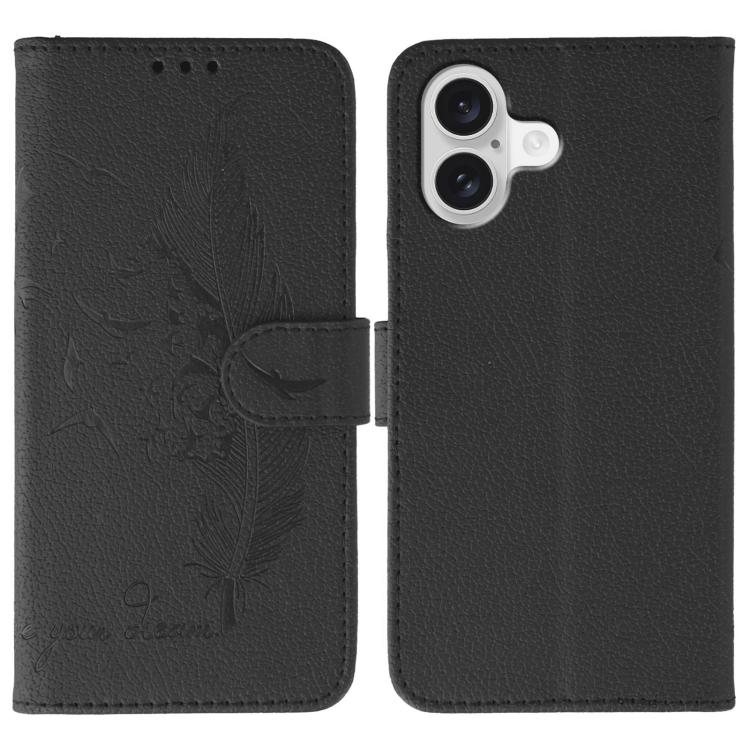 Ốp lưng điện thoại da họa tiết vân quả vải litchi hình lông vũ, Dành cho iPhone 17 Pro Max, Dành cho iPhone 17 Pro, Dành cho iPhone 17, Dành cho iPhone Air, Dành cho iPhone 15 Pro Max, Dành cho iPhone 15 Pro, Dành cho iPhone 15 Plus, Dành cho iPhone 15