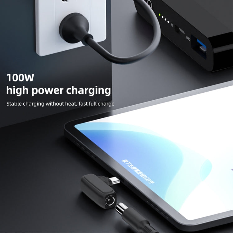 Adapter sạc 100W N 3.5X1.35mm cái sang USB-C/Type-C đực, 3.5X1.35mm