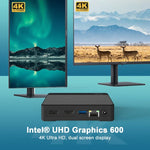 Máy tính mini GXMO N42 Windows 11 Intel Gemini Lake N4020C NVME SSD WiFi, máy tính để bàn mini, 4GB+64GB, 4GB+64GB+256GB