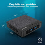 Máy tính mini GXMO N42 Windows 11 Intel Gemini Lake N4020C NVME SSD WiFi, máy tính để bàn mini, 4GB+64GB, 4GB+64GB+256GB