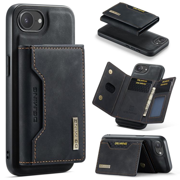 Ví da 3 gấp đựng thẻ dòng DG.MING M2, dành cho iPhone 17e / 16e, dành cho iPhone 17 Pro Max, dành cho iPhone 17 Pro, dành cho iPhone 17, dành cho iPhone Air, dành cho iPhone 16 Pro Max, dành cho iPhone 16 Pro, dành cho iPhone 16 Plus, dành cho iPhone 16