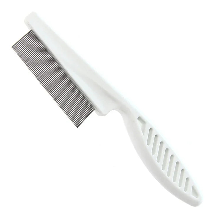 Lược Đẹp Răng Mật Độ Dày Đặc Loại Bỏ Ve Cho Chó Mèo, 18cm