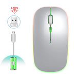 Chuột không dây HXSJ M40 2.4GHZ 800,1200,1600dpi điều chỉnh ba cấp độ màu sắc sạc USB