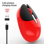 Chuột không dây đơn chế độ HXSJ M106 2.4GHZ 1600dpi sạc USB