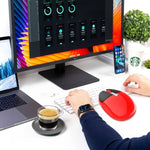 Chuột không dây đơn chế độ HXSJ M106 2.4GHZ 1600dpi sạc USB