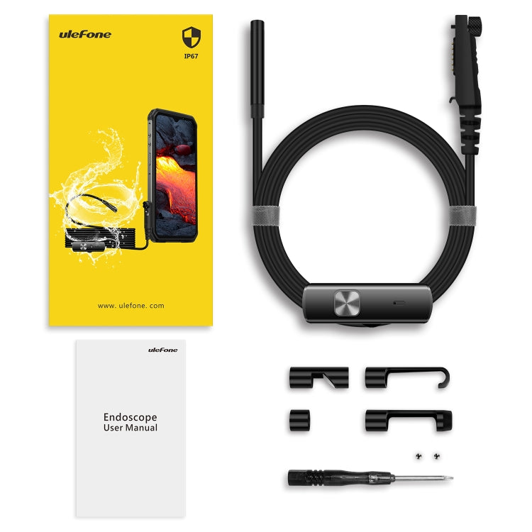 Nội soi Ulefone E1 chống nước IP67 3 trong 1 cho Ulefone Power Armor 21 / 19 / 18T / 16 Pro / 13 / Armor Pad, uSmart E1