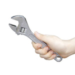 Cờ lê điều chỉnh tổng thể tôi luyện mài bóng mạ chrome, tay cầm cờ lê điều chỉnh Huhui, 8 inch, 12 inch