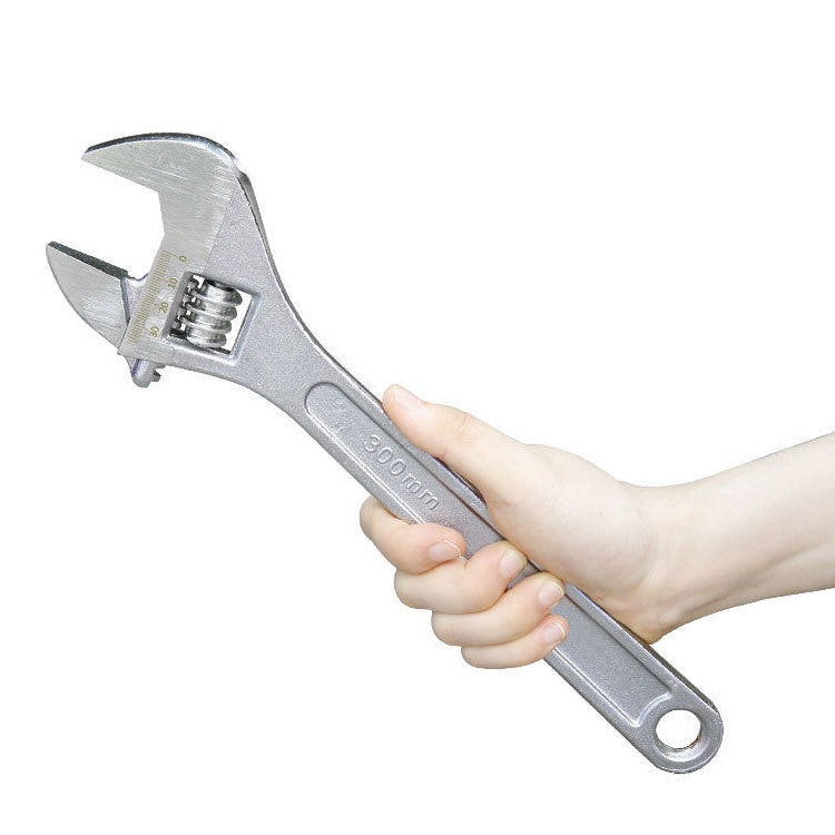 Cờ lê điều chỉnh tổng thể tôi luyện mài bóng mạ chrome, tay cầm cờ lê điều chỉnh Huhui, 8 inch, 12 inch