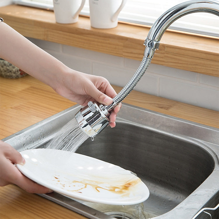 Vòi bếp chống bắn nước, đầu vòi sen có áp lực, đầu phun xoay đa năng kiểu dài