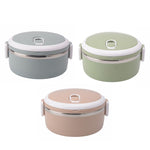 Hộp đựng cơm giữ nhiệt bằng thép không gỉ, hộp bento đựng thức ăn, 1 lớp 0.7L, 2 lớp 1.4L, 3 lớp 2.1L, 4 lớp 2.8L