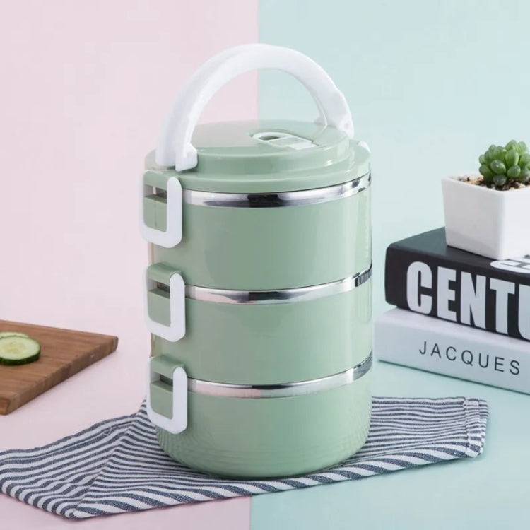 Hộp đựng cơm giữ nhiệt bằng thép không gỉ, hộp bento đựng thức ăn, 1 lớp 0.7L, 2 lớp 1.4L, 3 lớp 2.1L, 4 lớp 2.8L