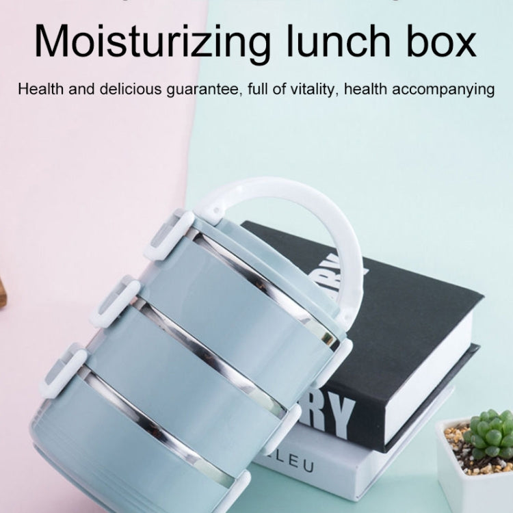 Hộp đựng cơm giữ nhiệt bằng thép không gỉ, hộp bento đựng thức ăn, 1 lớp 0.7L, 2 lớp 1.4L, 3 lớp 2.1L, 4 lớp 2.8L