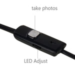 Camera nội soi ống rắn Micro USB chống nước AN97 cho điện thoại Android có chức năng OTG, với 6 đèn LED, 5.5mm, 8mm