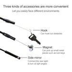 Camera nội soi ống rắn Micro USB chống nước AN97 cho điện thoại Android có chức năng OTG, với 6 đèn LED, 5.5mm, 8mm