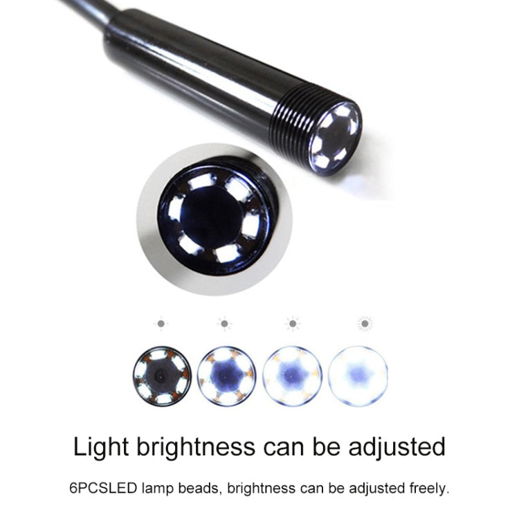 Camera nội soi ống rắn Micro USB chống nước AN97 cho điện thoại Android có chức năng OTG, với 6 đèn LED, 5.5mm, 8mm