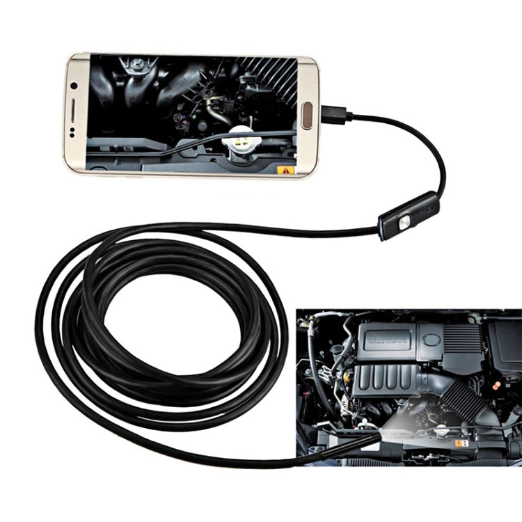 Camera nội soi ống rắn Micro USB chống nước AN97 cho điện thoại Android có chức năng OTG, với 6 đèn LED, 5.5mm, 8mm