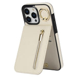 Ốp lưng điện thoại khe đựng thẻ RFID kiểu cổ điển có vòng và khóa kéo, dành cho iPhone 17e / 16e, dành cho iPhone 17 Pro Max, dành cho iPhone 17 Pro, dành cho iPhone 17, dành cho iPhone Air, dành cho iPhone 16 Pro Max