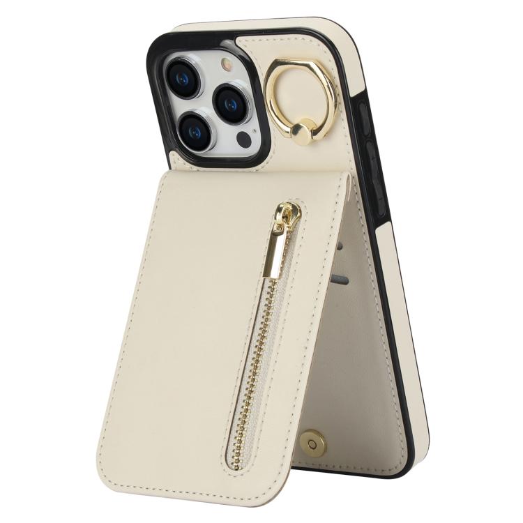 Ốp lưng điện thoại khe đựng thẻ RFID kiểu cổ điển có vòng và khóa kéo, dành cho iPhone 17e / 16e, dành cho iPhone 17 Pro Max, dành cho iPhone 17 Pro, dành cho iPhone 17, dành cho iPhone Air, dành cho iPhone 16 Pro Max