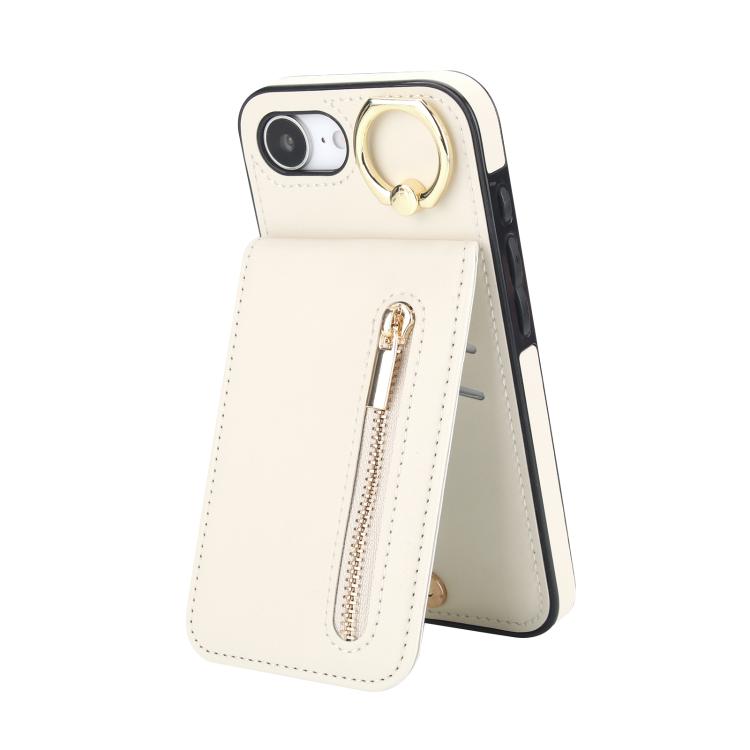 Ốp lưng điện thoại khe đựng thẻ RFID kiểu cổ điển có vòng và khóa kéo, dành cho iPhone 17e / 16e, dành cho iPhone 17 Pro Max, dành cho iPhone 17 Pro, dành cho iPhone 17, dành cho iPhone Air, dành cho iPhone 16 Pro Max