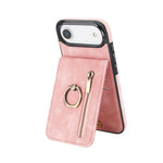 Ốp lưng điện thoại khe đựng thẻ RFID kiểu cổ điển có vòng và khóa kéo, dành cho iPhone 17e / 16e, dành cho iPhone 17 Pro Max, dành cho iPhone 17 Pro, dành cho iPhone 17, dành cho iPhone Air, dành cho iPhone 16 Pro Max