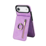 Ốp lưng điện thoại khe đựng thẻ RFID kiểu cổ điển có vòng và khóa kéo, dành cho iPhone 17e / 16e, dành cho iPhone 17 Pro Max, dành cho iPhone 17 Pro, dành cho iPhone 17, dành cho iPhone Air, dành cho iPhone 16 Pro Max